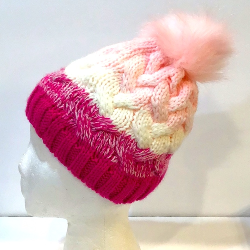 Super soft cable knit stocking hat